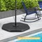 4-piece Fillable Umbrella Base Stand For Garden Yard Poolside